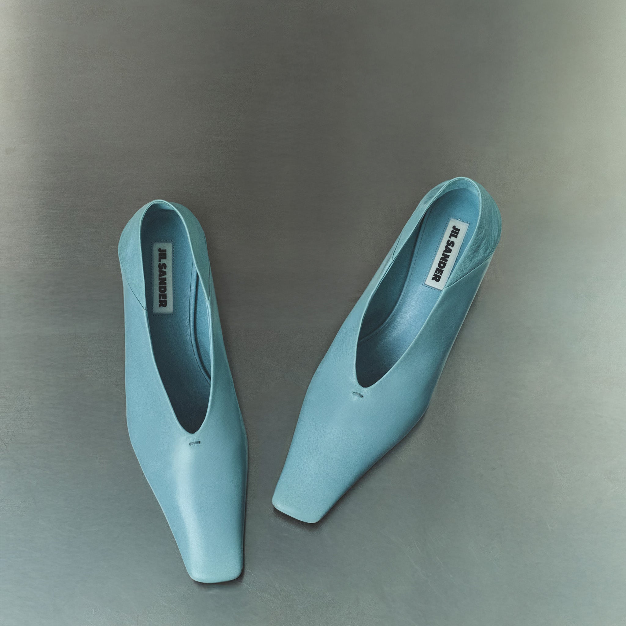 08 JILL SANDER BABY BLUE MULES