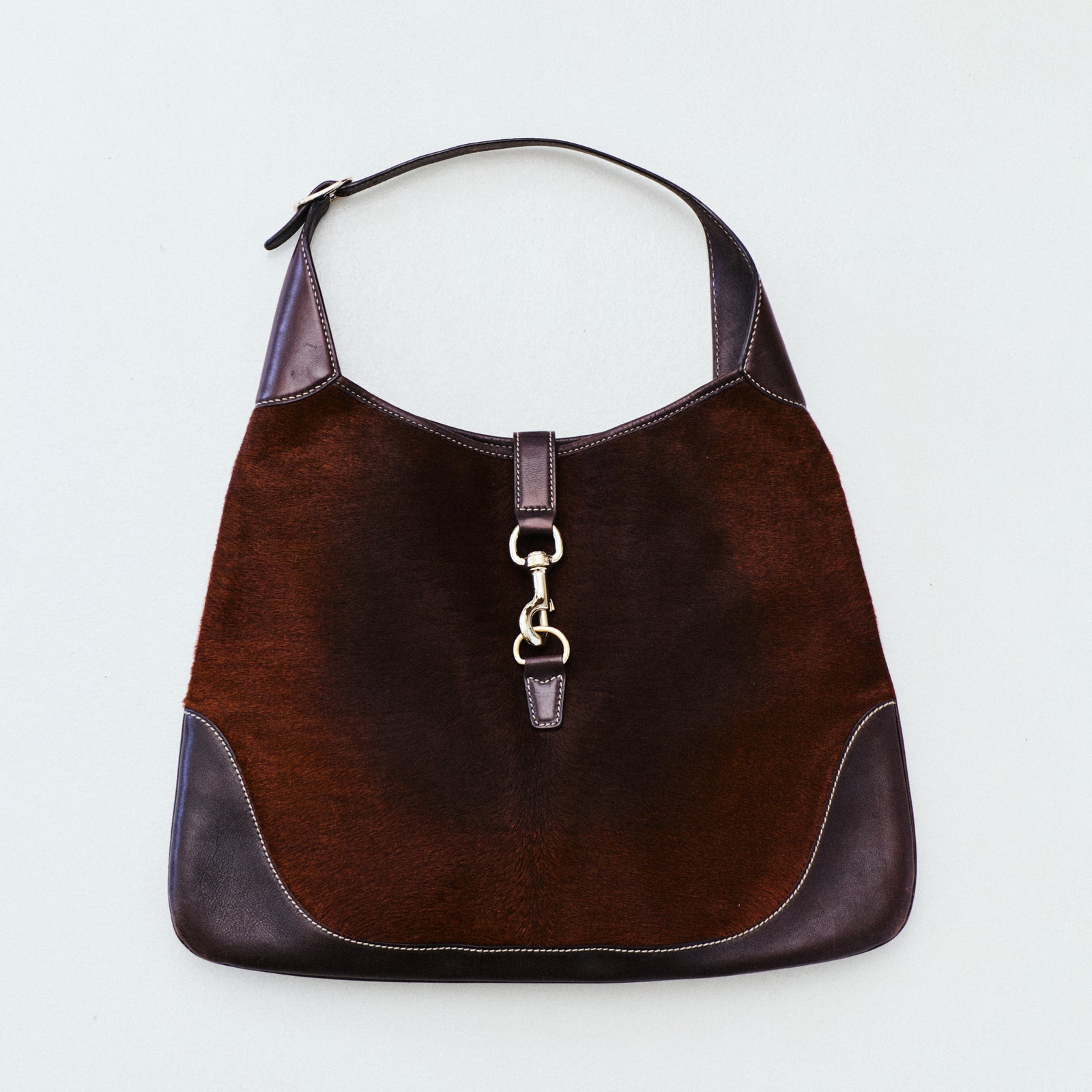 GUCCI LEATHER SHOULDER BAG